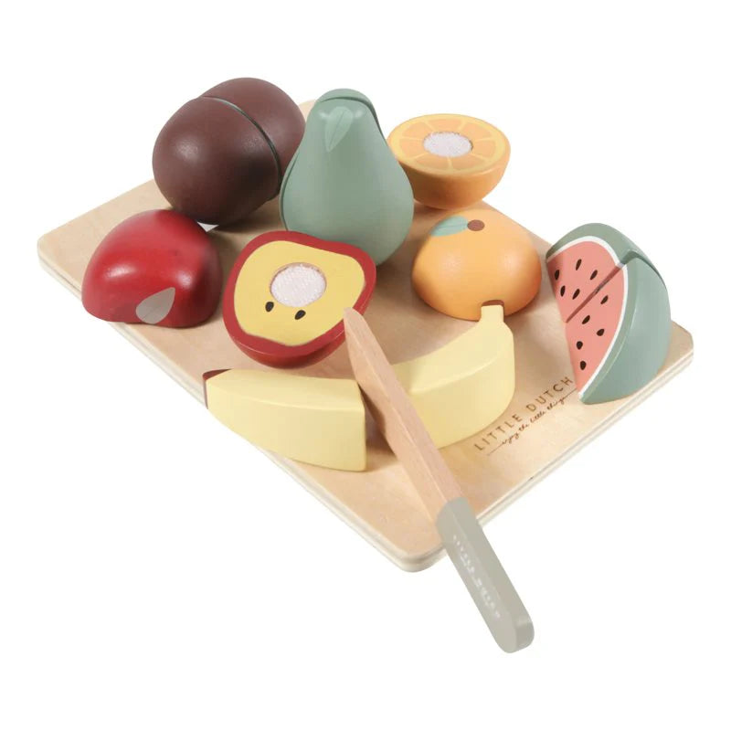Cutting Fruit (Obstschneideset aus Holz)