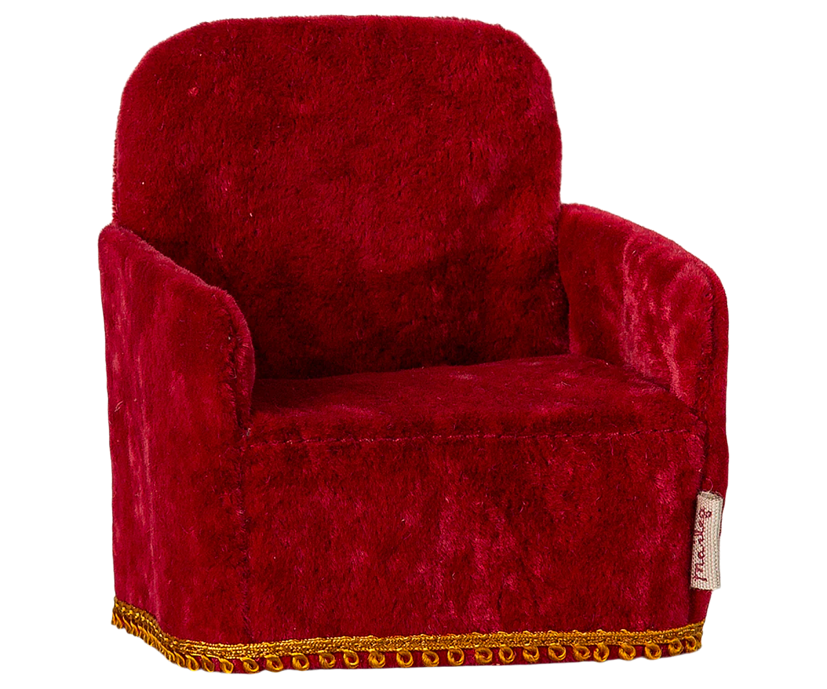 Folding chair, mouse - red