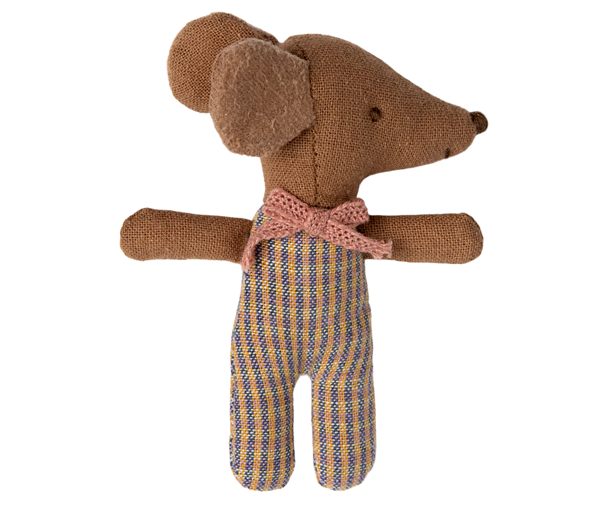 Sleepy wakey baby maus in Streichholzschachtel - Rose