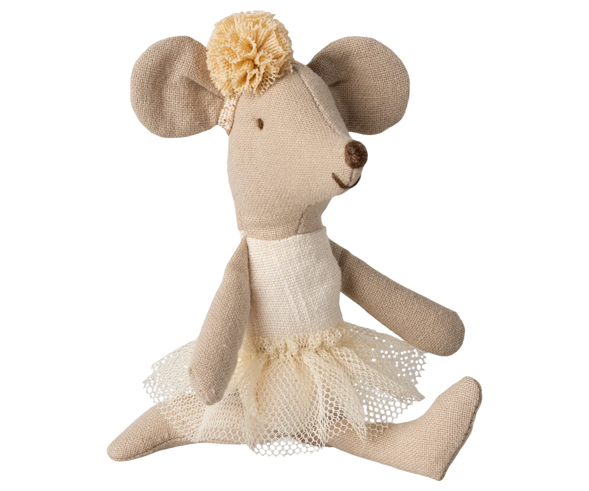 Ballerina-Maus, Kleine Schwester - Cremefarben