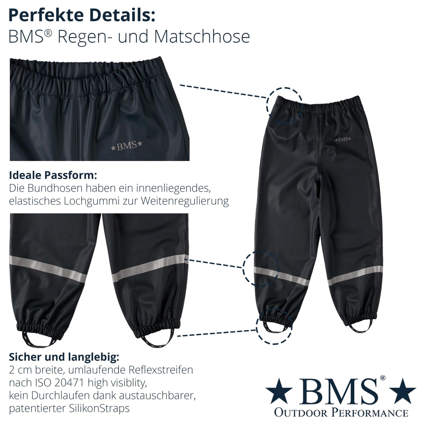 Matschhose - Buddelhose ohne Latz