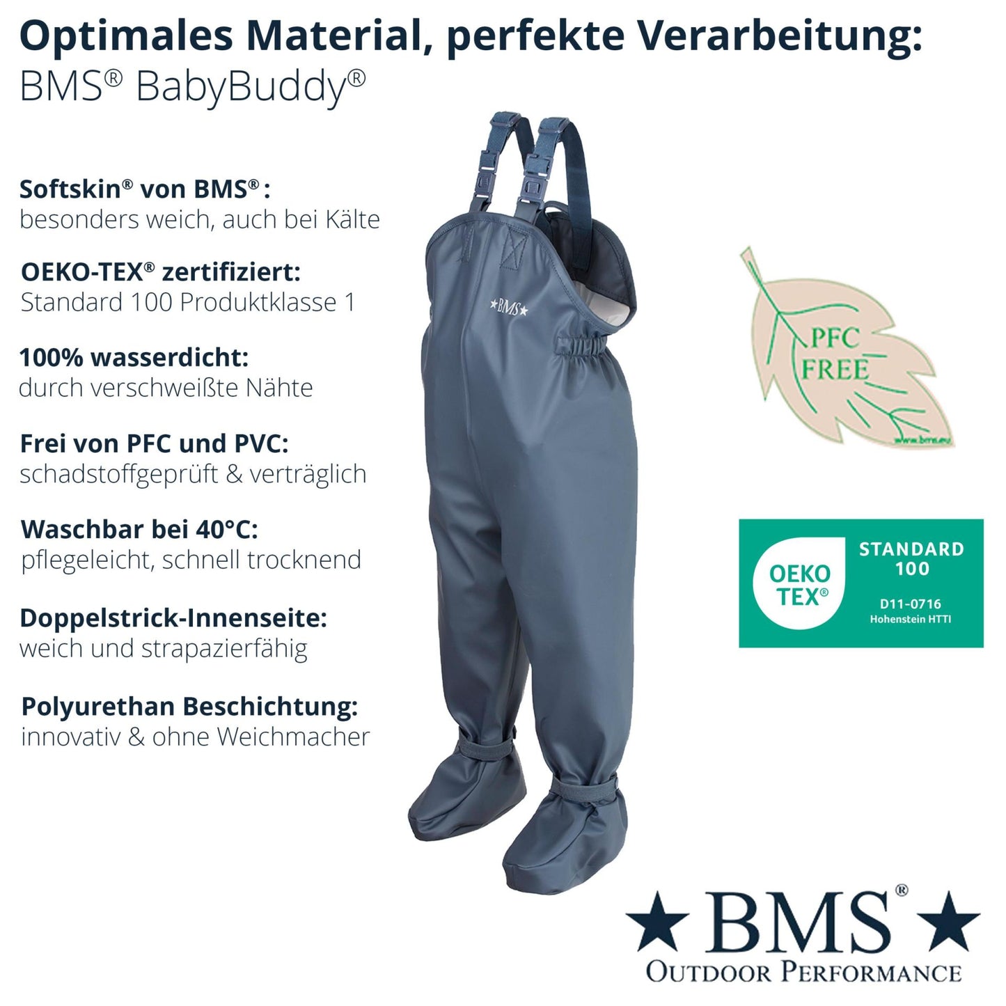 Matschhose für Krabbelkinder - BABYBUDDY® SOFTSKIN