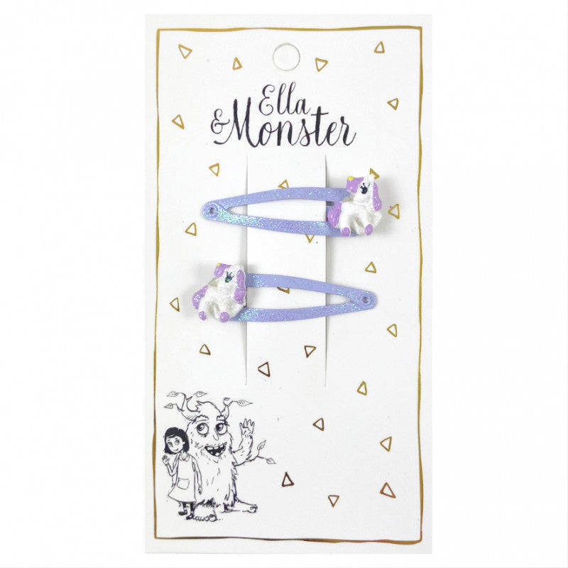 UNICORN PURPLE HAIR CLIP