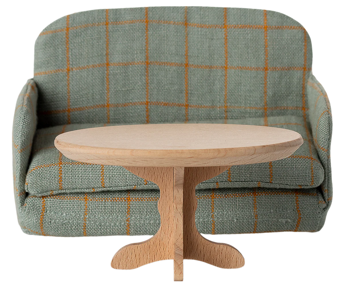 Ovaler Couchtisch, Maus - Natur
