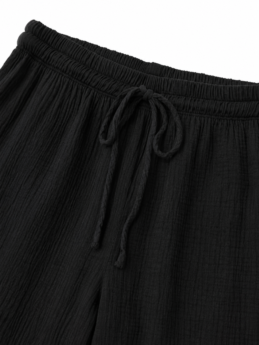 Hose Musselin - schwarz