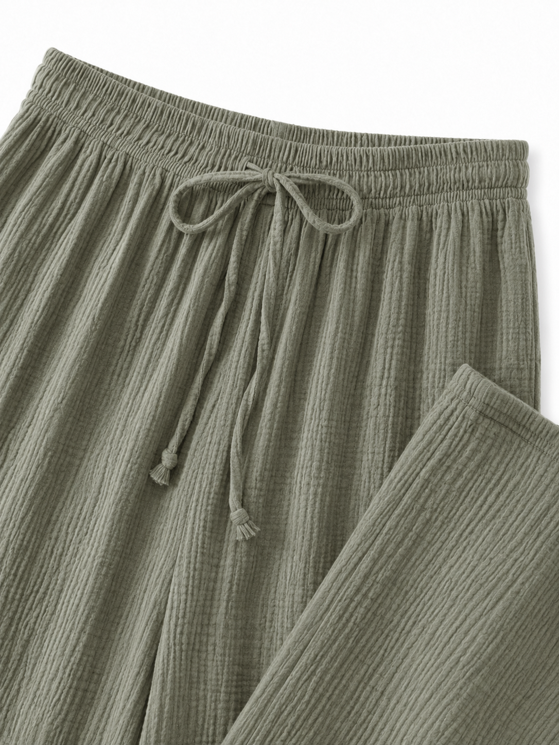 Hose Musselin - Khaki