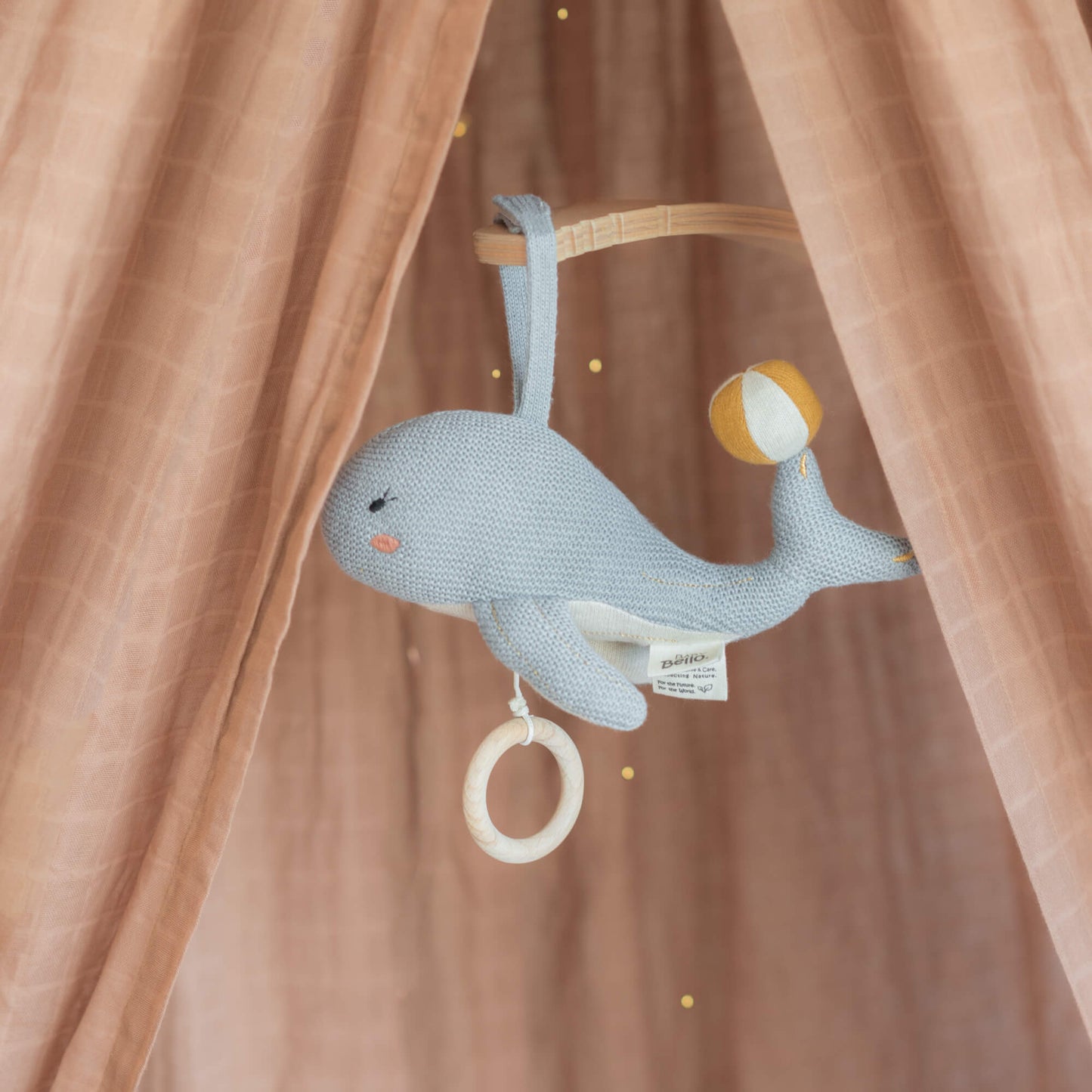Musik-Mobile Baby „Wally der Wal – Delicate Blue“