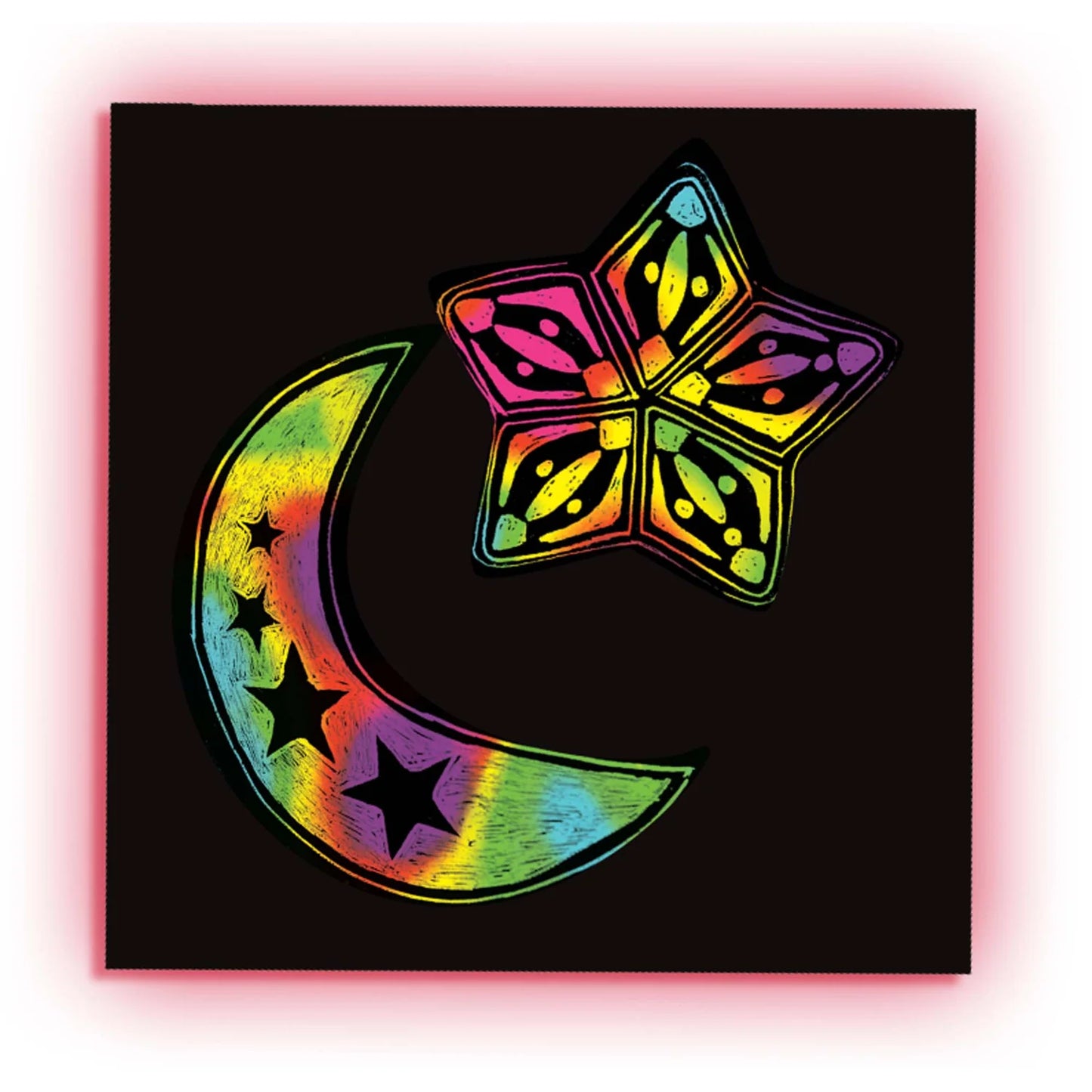 Scratch Art Rainbow Mini Notes