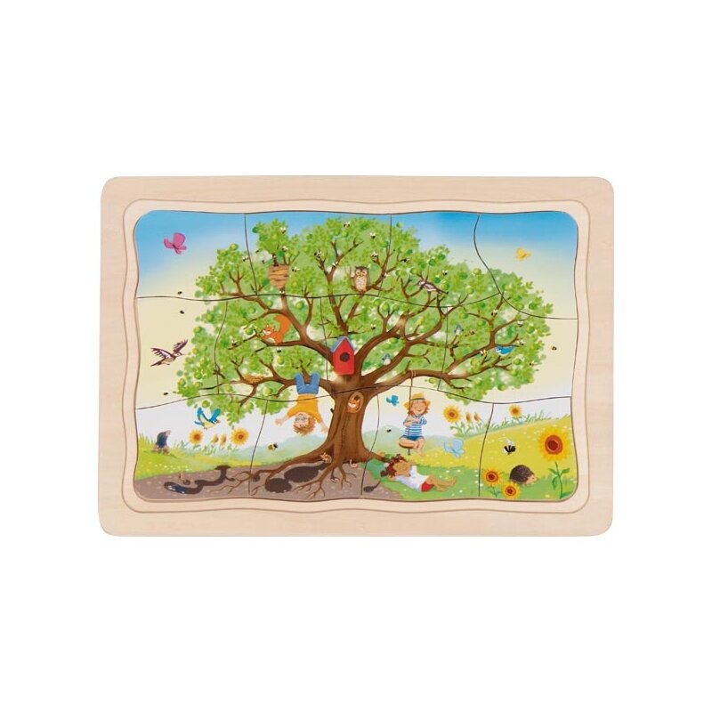 Schichtenpuzzle - Mein Apfelbaum