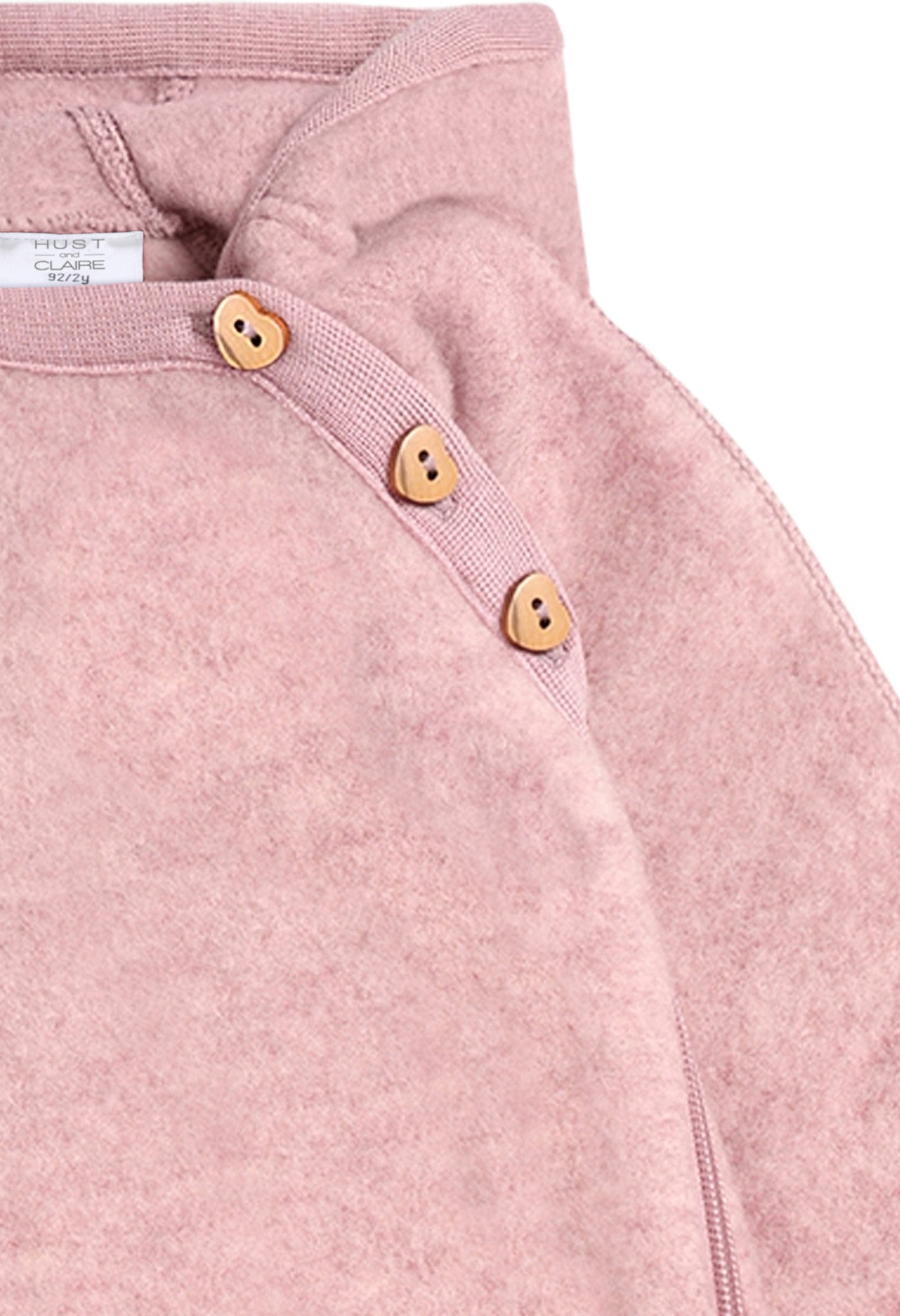 Overall mit Kapuze, Knöpfe