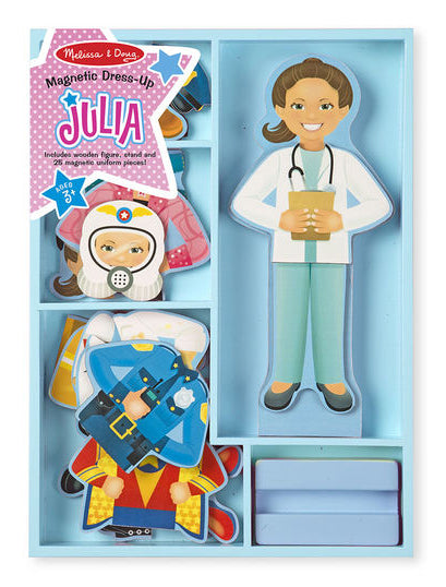 Julia Magnetischer Holz Dress-Up