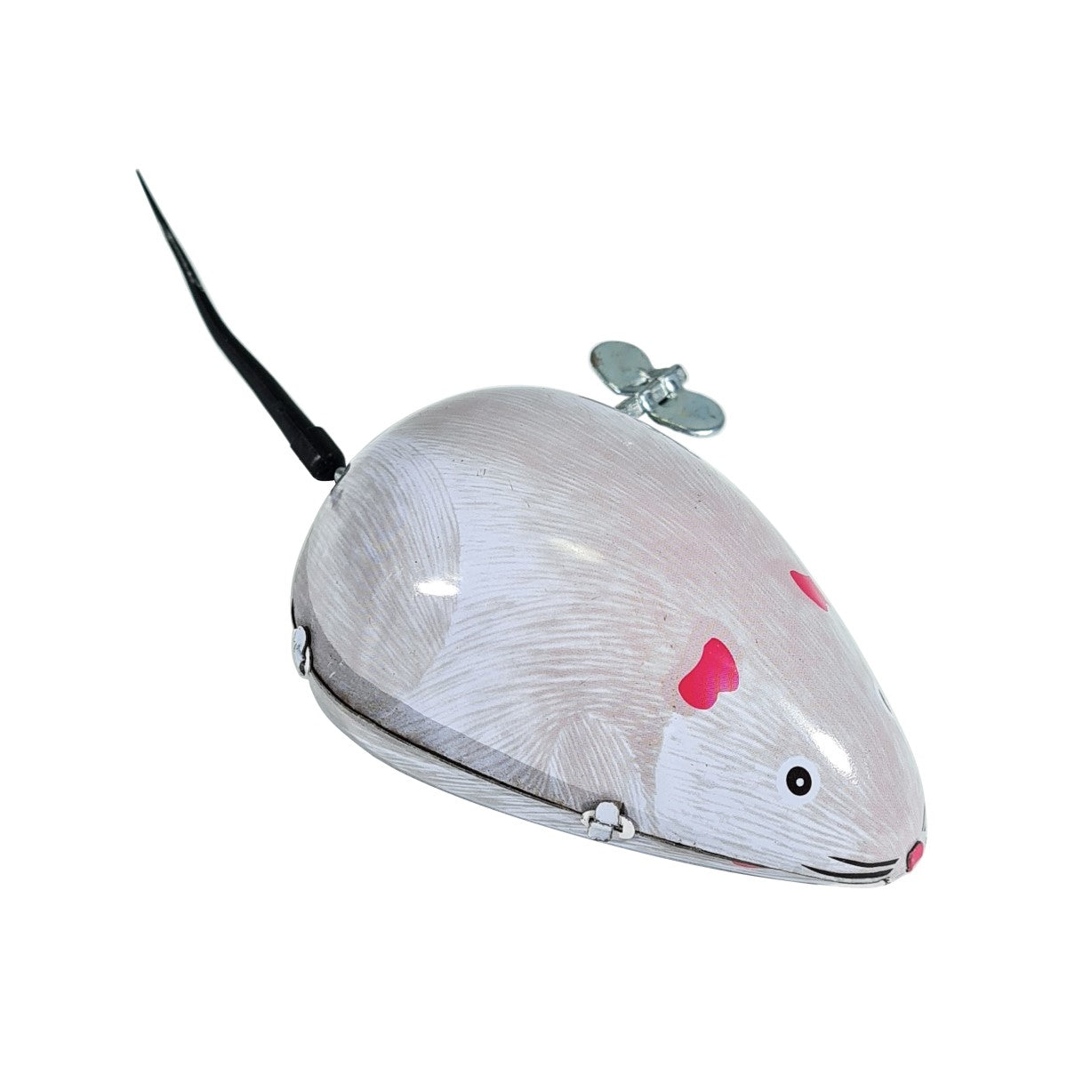 Maus mit Wackelschwanz, grau