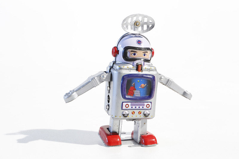 Roboter, TV Astronaut, 11cm, silber