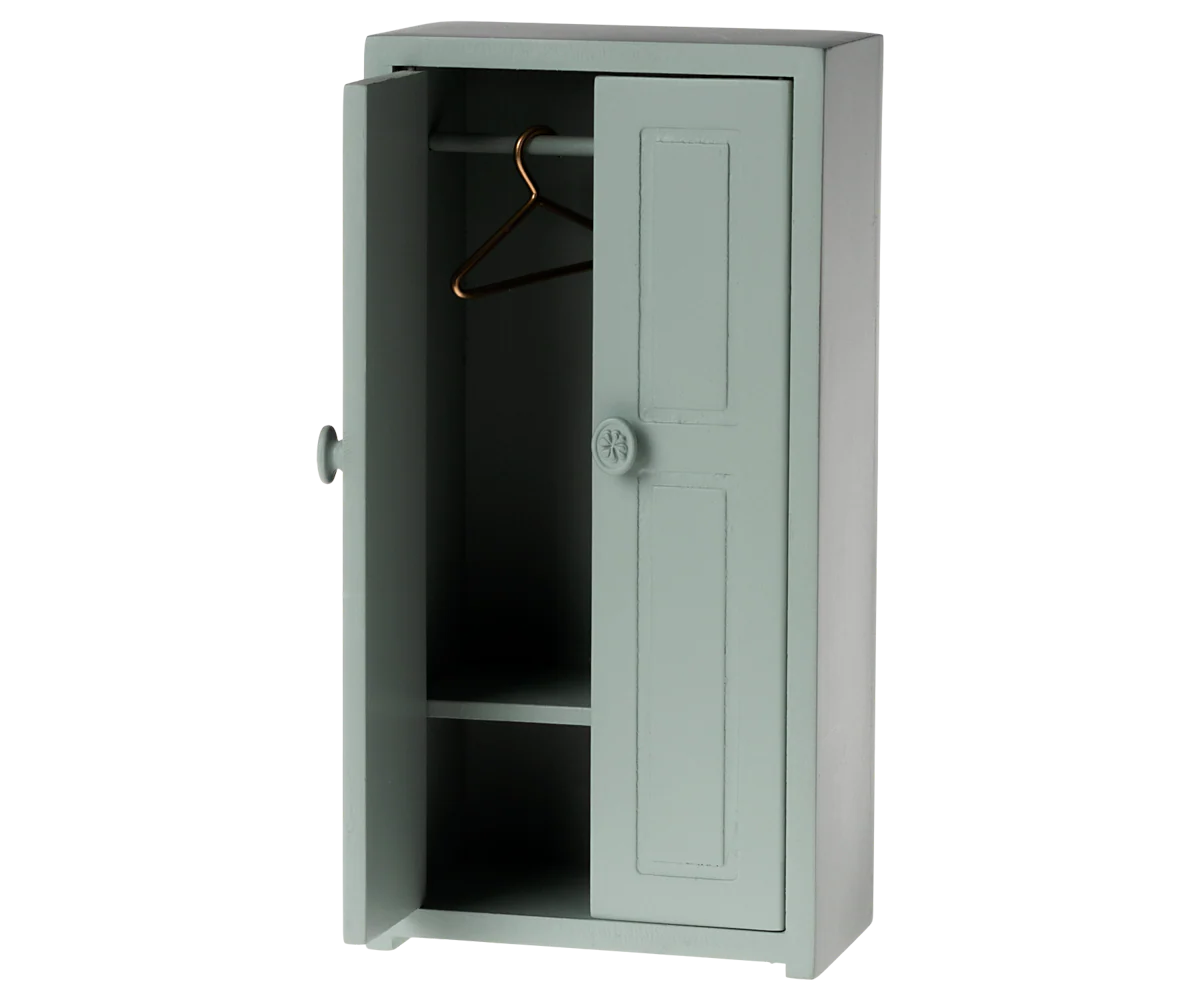 Kleiderschrank Maus - hellblau