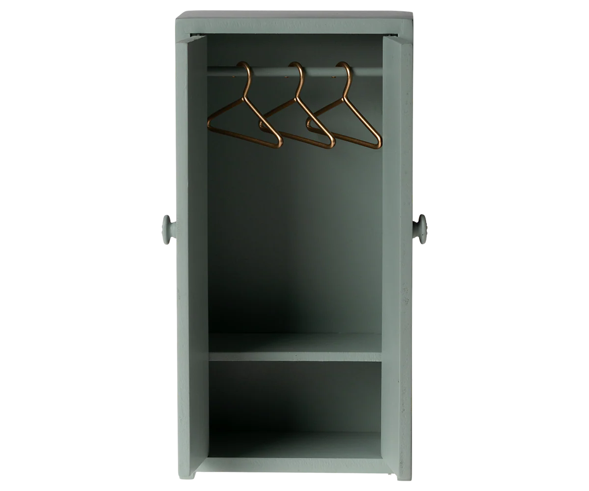 Kleiderschrank Maus - hellblau