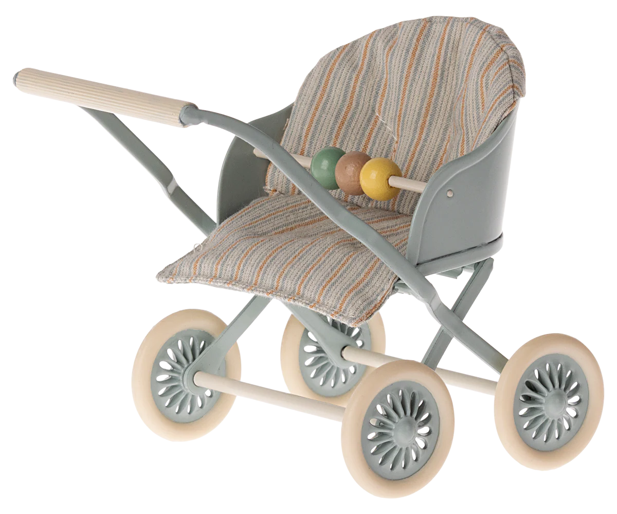 Kinderwagen, Baby - Blau