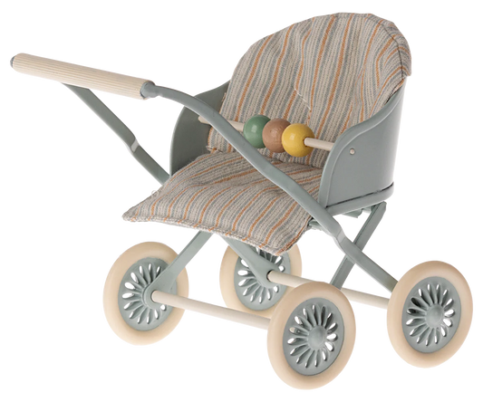 Kinderwagen, Baby - Blau