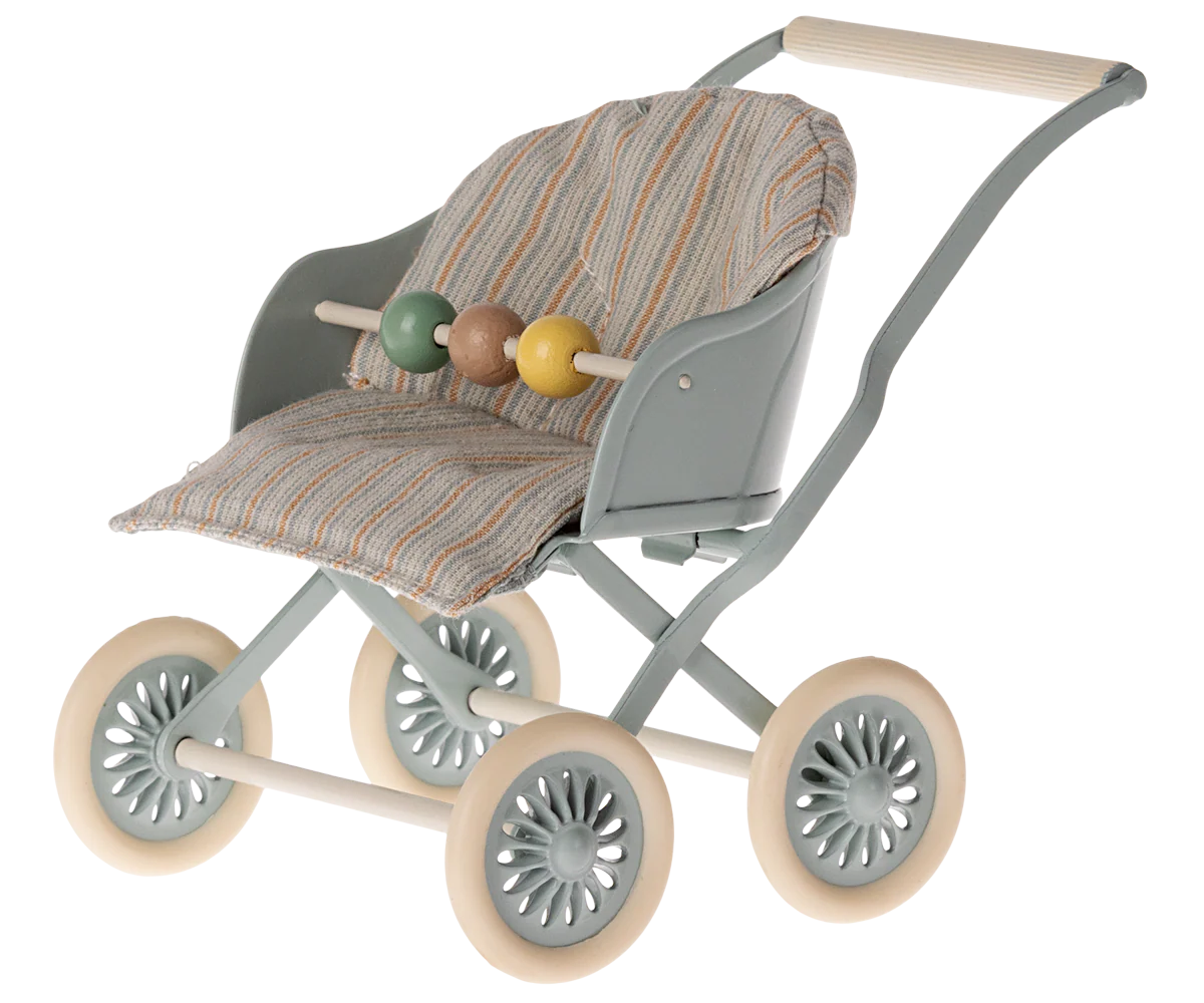 Kinderwagen, Baby - Blau