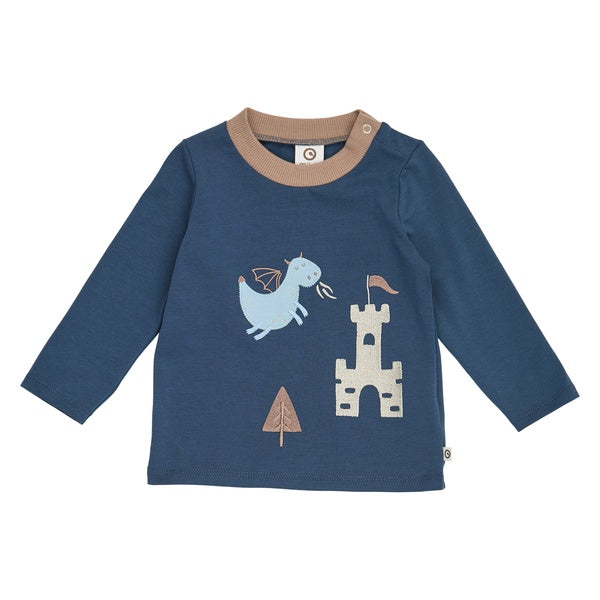 Müsli Storybook applique l/s T baby – Navy