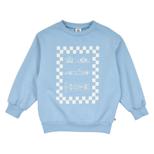 Müsli Racing sweatshirt – Soft blue