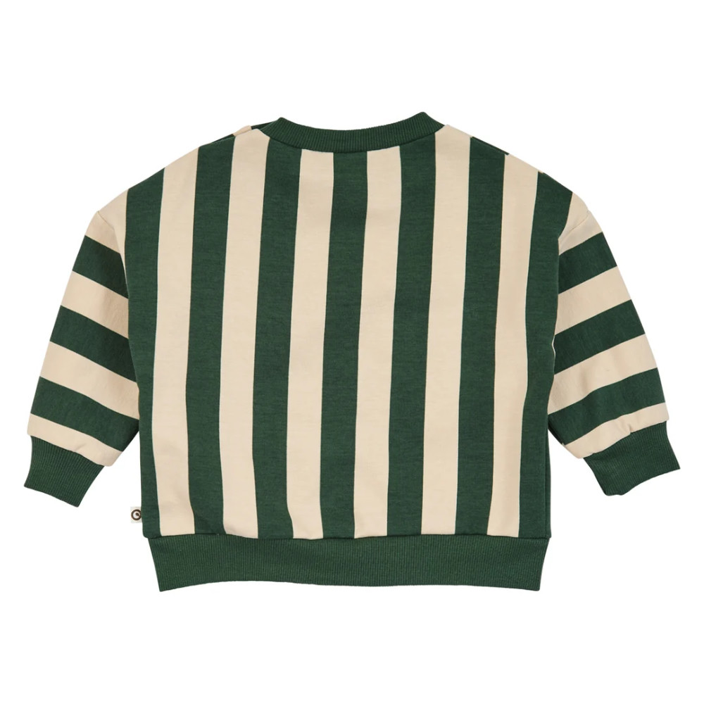 Babysweathshirt - Oak/ Forest green