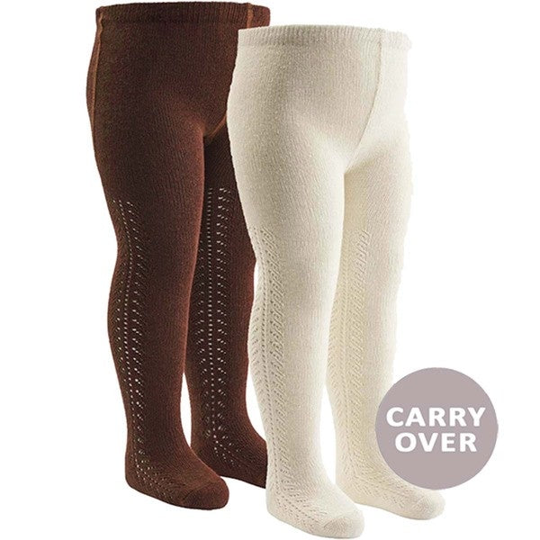 Müsli Lace stockings 2-pack – Bark / Balsam cream
