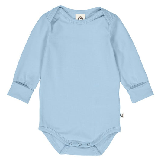 Müsli Cozy me l/s body – Soft blue