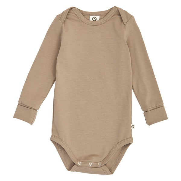 Müsli Cozy me l/s body – Walnut