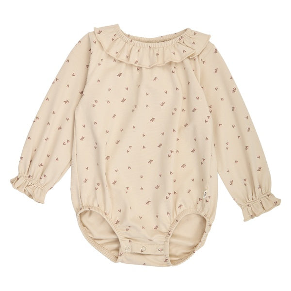 Müsli Fleur frill collar l/s body – Oak / Walnut / Blush