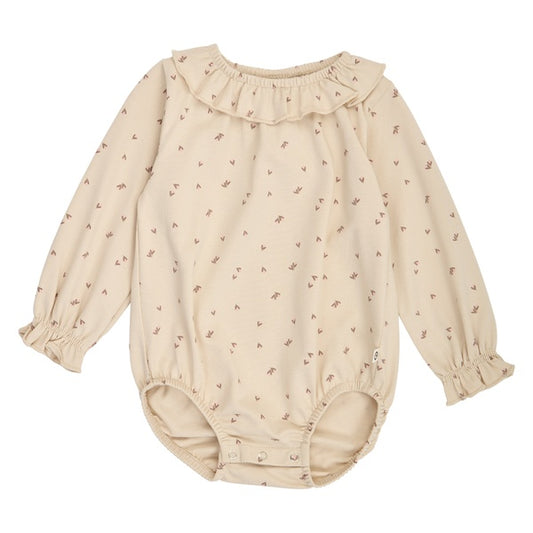 Müsli Fleur frill collar l/s body – Oak / Walnut / Blush