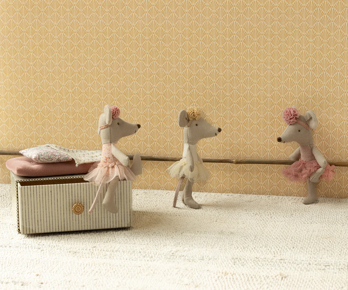 Ballerina-Maus, Kleine Schwester - Cremefarben