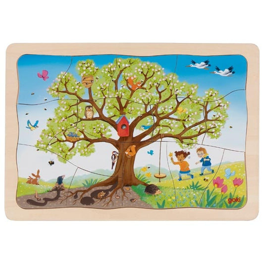 Schichtenpuzzle Mein Apfelbaum