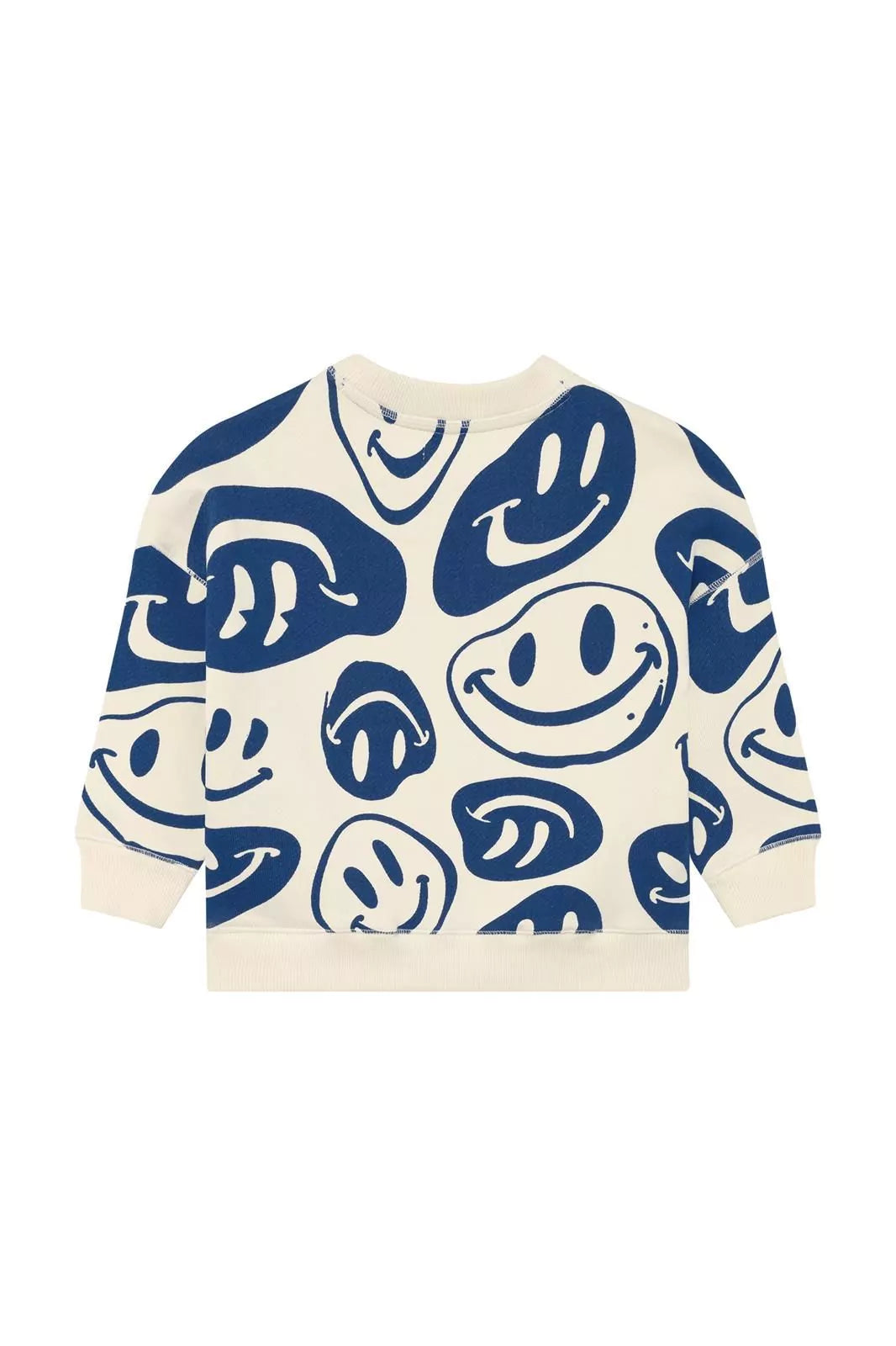Sweater mit Smiley-Allover-Print