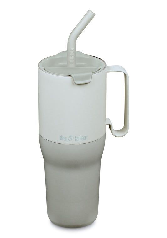 Edelstahl Thermobecher Rise Tumbler 1064ml mit Flip Lid Deckel und Trinkhalm