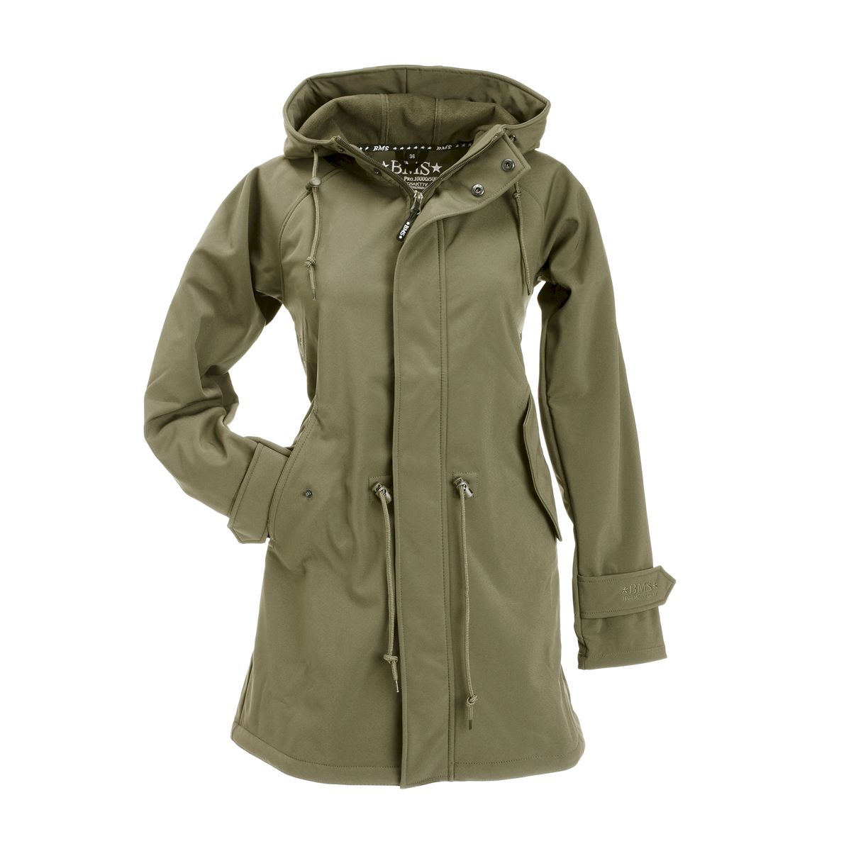 BMS HafenCity Coat SoftShell – khaki