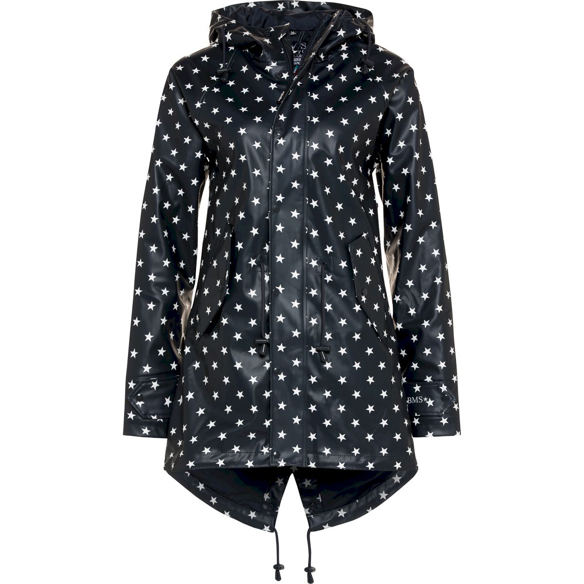 BMS HafenCity Coat SoftSkin – marine mit weißen Sternen