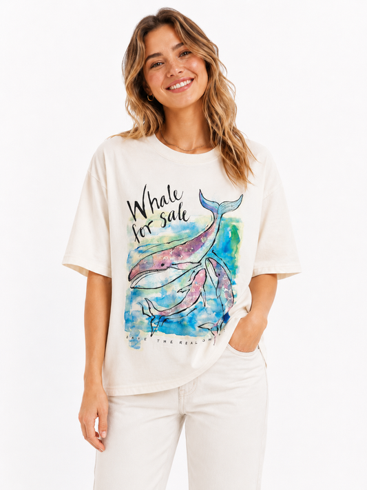 T-Shirt - Whale for sale