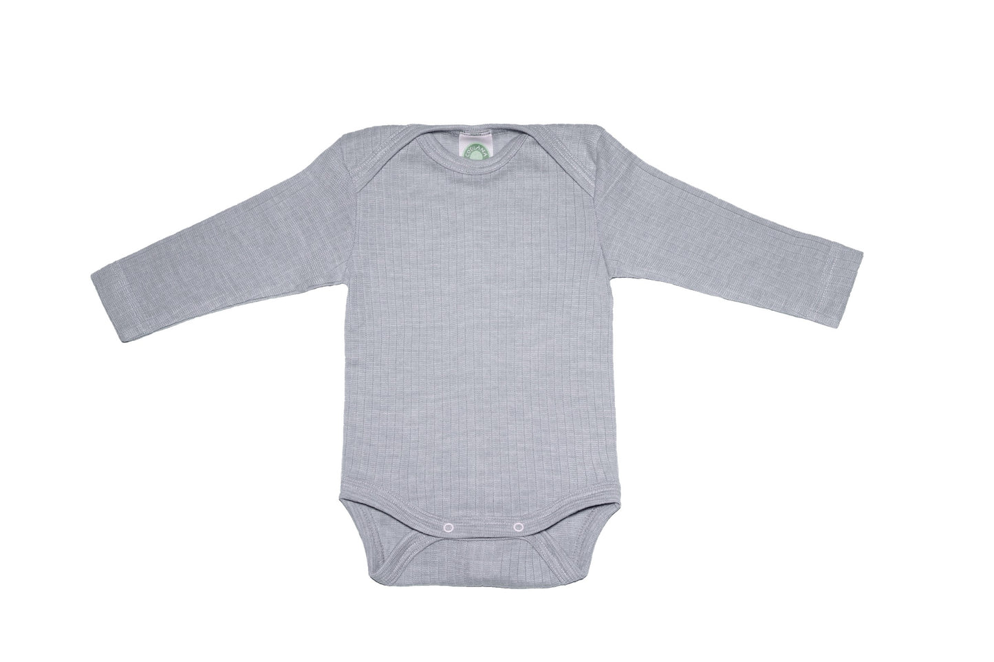 Baby-Body langarm – Seide/Wolle kbT/Baumwolle