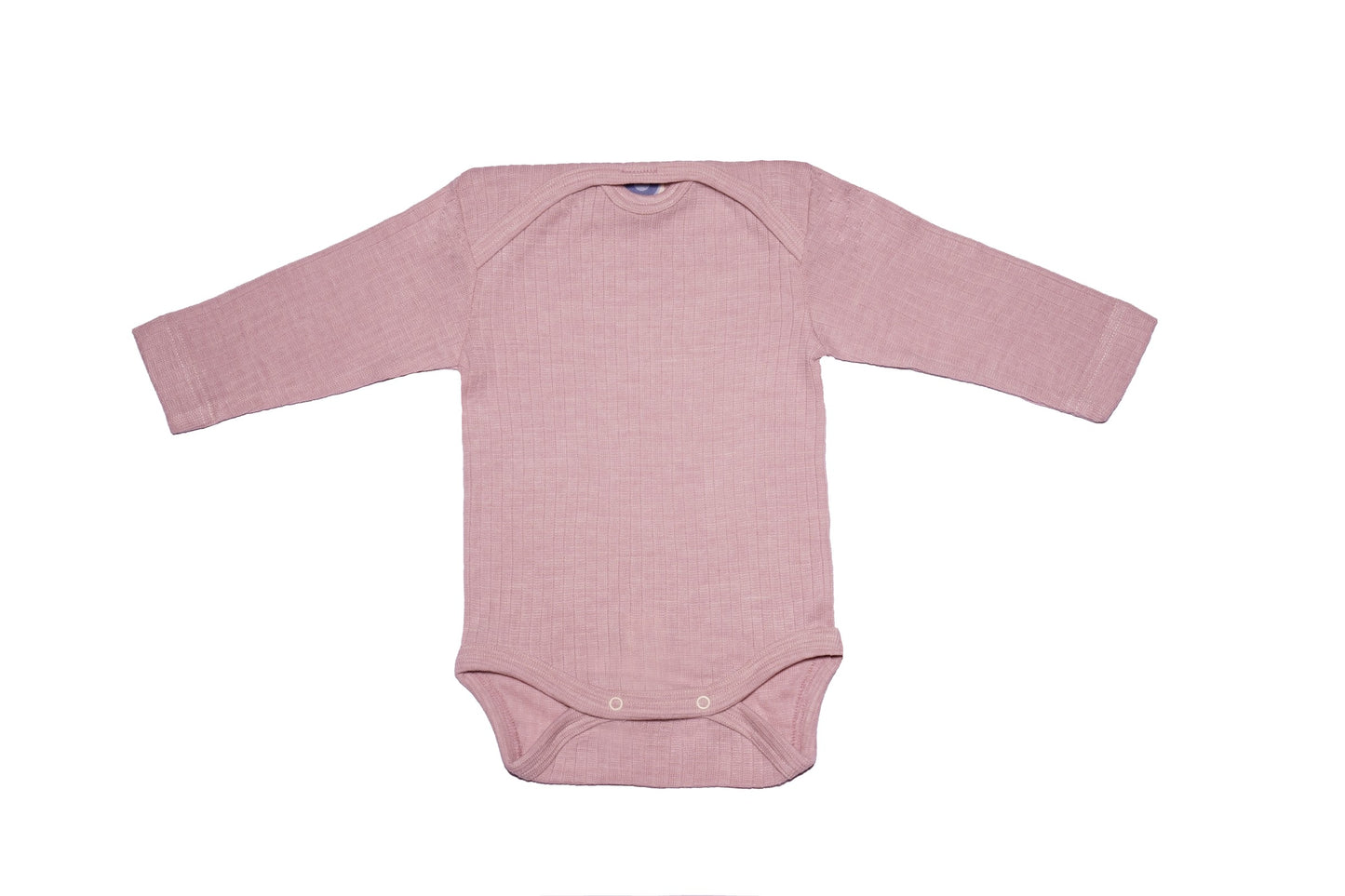Baby-Body langarm – Seide/Wolle kbT/Baumwolle