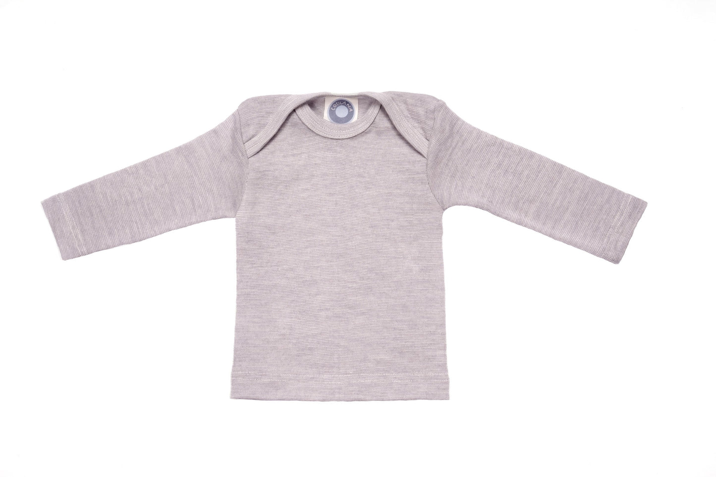 Baby-Schlupfhemd langarm – Wolle kbT/Seide