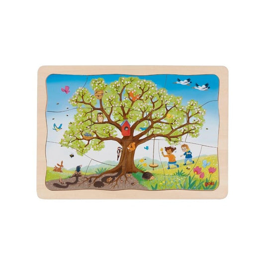 Schichtenpuzzle - Mein Apfelbaum