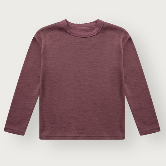 Langarmshirt Wolle/Viskose