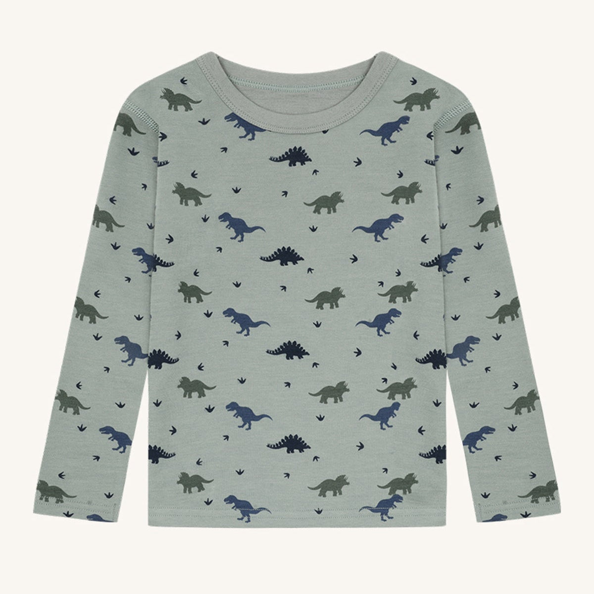 Langarmshirt Wolle/Viskose