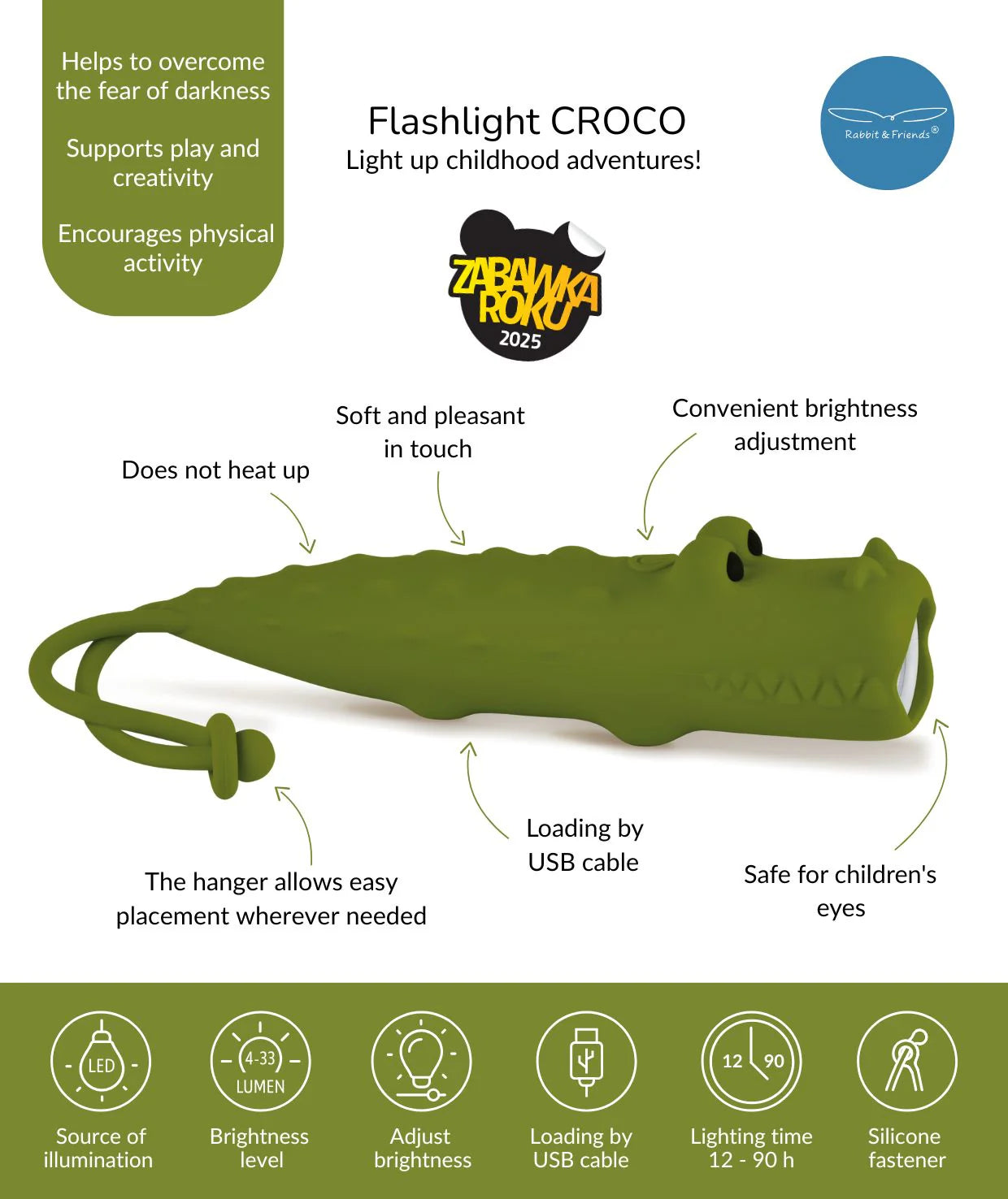 Taschenlampe | Krokodil