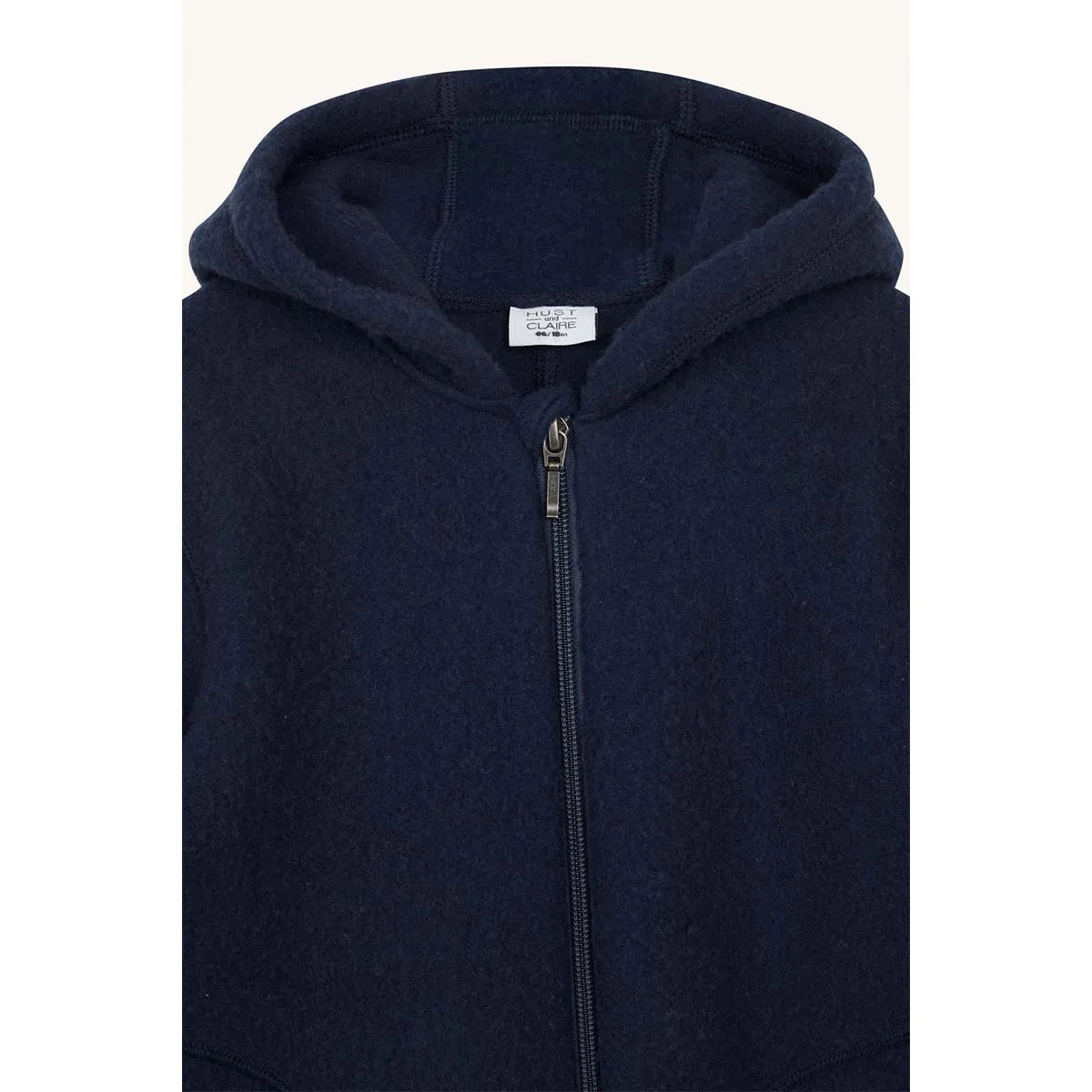 Overall mit Kapuze, Reißverschluss